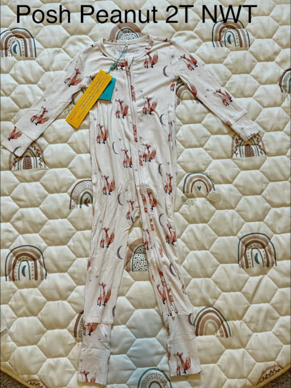 Posh Peanut Fox pjs 2t